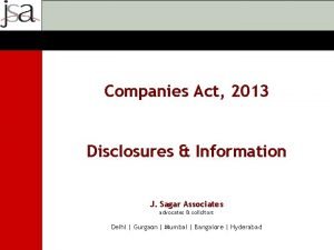 Website disclosures under companies act 2013