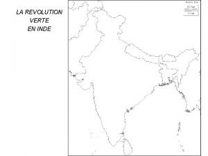 La révolution verte en inde schéma