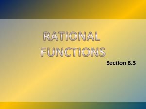 Section 8 3 RATIONAL FUNCTIONS 362021 1 39