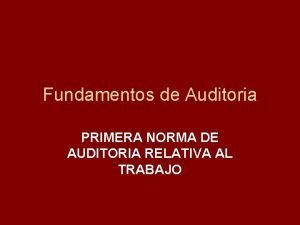 Norma relativa