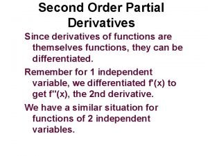 Find partial derivative