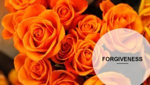 What is forgiveness