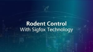 Rodent Control With Sigfox Technology What is Io