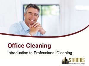 Office cleaning procedure