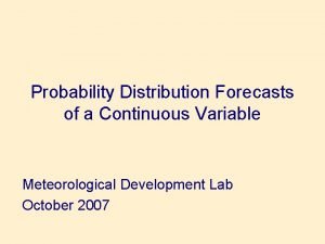 Continuous rank probability score