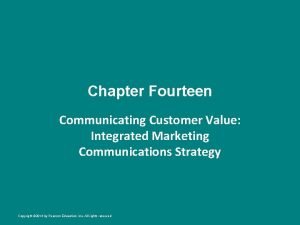 Communicating customer value