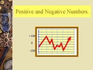Number line negative and positive to 100