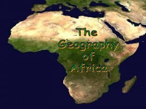 Vegetation zones in africa Vegetation zones in africa