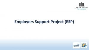Esp.employer solutions