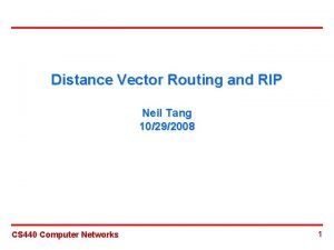 Distance vector