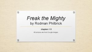 Pictures of freak the mighty