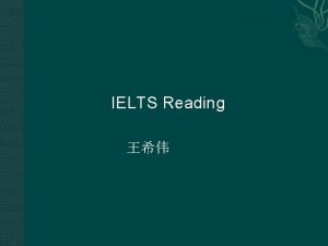 IELTS Reading According to Professor Yessis American runners