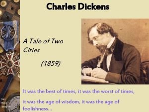 Charles Dickens A Tale of Two Cities 1859