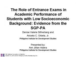 The Role of Entrance Exams in Academic Performance