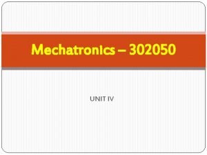 What is plc in mechatronics