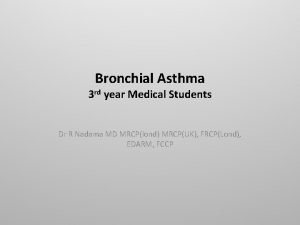 Asthma types