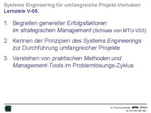 Systems engineering