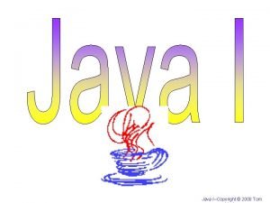 Java ICopyright 2000 Tom Strings and Characters Java