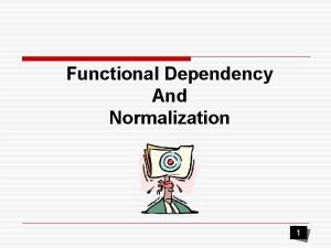 Functional dependency adalah