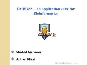 Emboss in bioinformatics