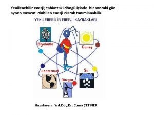 Yenilenebilir enerji tabiattaki dng iinde bir sonraki gn