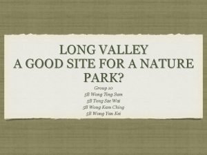Long valley nature park