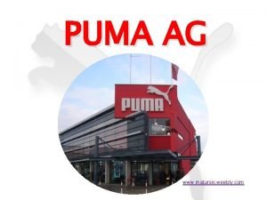 PUMA AG www maturski weebly com SADRAJ v