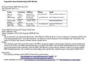Proposal for advanced interleaving in IEEE 802 16