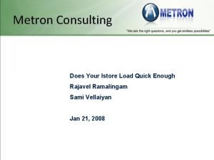 Metron consulting