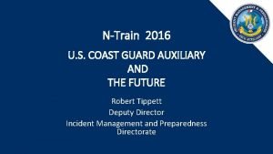 NTrain 2016 U S COAST GUARD AUXILIARY AND