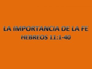 Hebreos 11 1 3