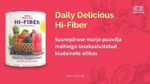 Daily Delicious HiFiber Suureprase marjapuuvilja maitsega tasakaalustatud kiudainete