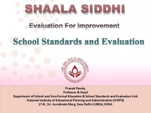 Shaala siddhi school improvement plan