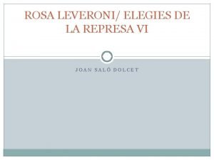 Elegies de la represa