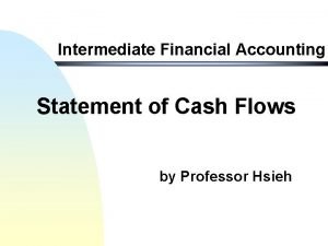 Intermediate cash flows