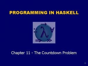 Haskell exercises solutions