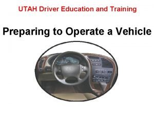 Utah driver's manual