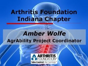 Arthritis Foundation Indiana Chapter Amber Wolfe Agr Ability