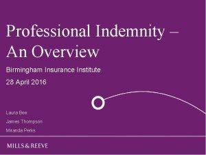 Professional indemnity birmingham