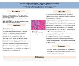 Carcinome mdullaire mtastatique calcitonine ngative un cas rapport