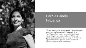 Carola canelo candidata Carola canelo candidata