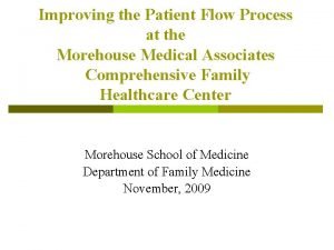 Morehouse medical associates