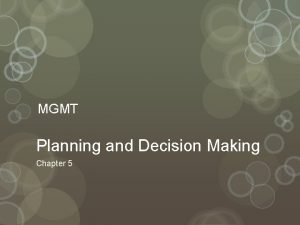 Options-based planning