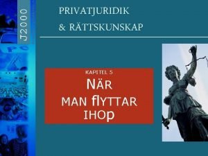 PRIVATJURIDIK RTTSKUNSKAP KAPITEL 5 NR MAN fl YTTAR