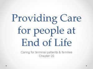 Post mortem care fdar