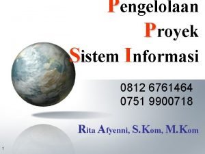Hakikat manajemen proyek