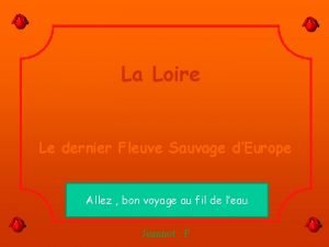 La Loire Le dernier Fleuve Sauvage dEurope Allez