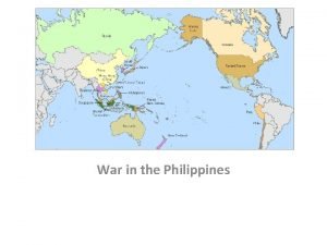 Philippine War in the Philippines Three Year War