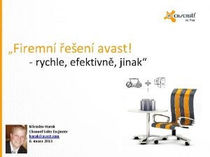 Firemn een avast rychle efektivn jinak Miroslav Horak