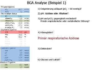 Bga analyse einfach erklärt